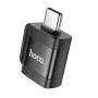 Adaptor OTG Hoco UA31C USB-A la USB-C - Negru