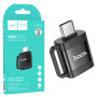 Adaptor OTG Hoco UA31C USB-A la USB-C - Negru