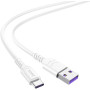 Hoco (X62) - Cablu Date si Incarcare, USB-A la USB-C, 20W, 1m - Alb