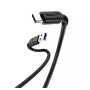 Hoco (X62) - Cablu Date si Incarcare, USB-A la USB-C, 20W, 1m - Negru