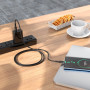 Hoco (X62) - Cablu Date si Incarcare, USB-A la USB-C, 20W, 1m - Negru