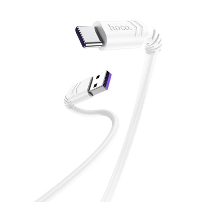 Hoco (X62) - Cablu Date si Incarcare, USB-A la USB-C, 20W, 1m - Alb