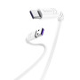 Hoco (X62) - Cablu Date si Incarcare, USB-A la USB-C, 20W, 1m - Alb
