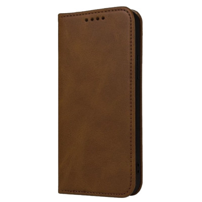 Husa Eleganta de protectie tip carte pentru Samsung Galaxy A36, Inchidere magnetica, Maro