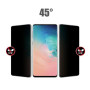 Folie Protectie din Silicon Privacy full screen pentru Samsung Galaxy A55