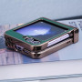 Husa De Protectie Compatibila Cu Samsung Galaxy Z Flip6 din Piele Ecologica, Kickstand, Negru