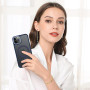 Husa Magnetica din Silicon Matte Transparent compatibila cu Apple iPhone 11 Pro Max - Navy Blue