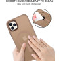 Husa Magnetica din Silicon Matte Transparent compatibila cu Apple iPhone 16 Pro - Auriu