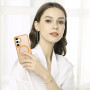 Husa Magnetica din Silicon Matte Transparent compatibila cu Samsung Galaxy S23 FE - Auriu