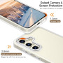 Husa Magnetica din Silicon Matte Transparent compatibila cu Samsung Galaxy S23 FE - Transparent