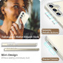 Husa Magnetica din Silicon Matte Transparent compatibila cu Samsung Galaxy S23 FE - Transparent
