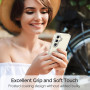 Husa Magnetica din Silicon Matte Transparent compatibila cu Samsung Galaxy S23 Plus - Transparent