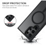 Husa Magnetica din Silicon Matte Transparent compatibila cu Samsung Galaxy S23 Ultra - Mov