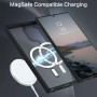Husa Magnetica din Silicon Matte Transparent compatibila cu Samsung Galaxy S23 Ultra - Transparent