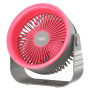 Ventilator Portabil Birou/Perete XO-MF86, Acumulator 3600mAh, 4 Trepte de viteza - Roz