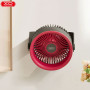 Ventilator Portabil Birou/Perete XO-MF86, Acumulator 3600mAh, 4 Trepte de viteza - Roz
