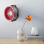 Ventilator Portabil Birou/Perete XO-MF86, Acumulator 3600mAh, 4 Trepte de viteza - Roz