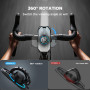 Suport Telefon Pentru Moto/Bike, SiliconBand, Montaj Ghidon, JoyRoom JR-ZS382 - Negru