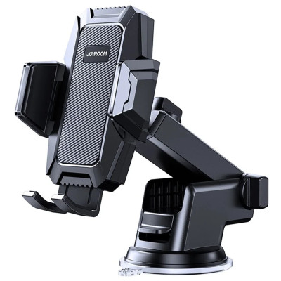 Suport Auto, Cleme laterale, Sistem prindere cu ventuza, JoyRoom JR-ZS285 - Negru