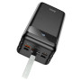 Baterie Portabila Hoco J86B 60000mAh 1xUSB-C PD, 4xUSB-A QC 3.0, Lampa LED - Negru