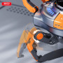 Boxa Wireless "Crab" Mechanical Speakers X0-F52, 2500mAh, BT 5.0, LED RGB - Portocaliu