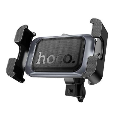 Suport Telefon Pentru Moto/Bike, Montaj Ghidon, Hoco H82 - Negru
