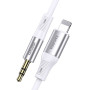 Cablu Audio Kaku KSC-891 Lightning - Jack 3.5mm, 1m - Alb