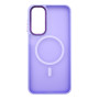 Husa Magnetica din Silicon Matte Transparent compatibila cu Samsung Galaxy A05s - Mov