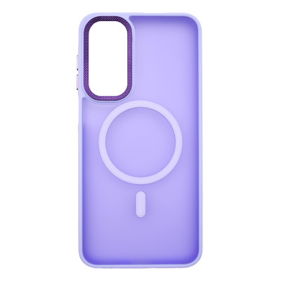Husa Magnetica din Silicon Matte Transparent compatibila cu Samsung Galaxy A26 - Mov
