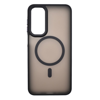 Husa Magnetica din Silicon Matte Transparent compatibila cu Samsung Galaxy A36 - Negru