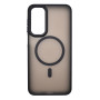 Husa Magnetica din Silicon Matte Transparent compatibila cu Samsung Galaxy A36 - Negru