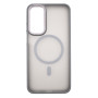 Husa Magnetica din Silicon Matte Transparent compatibila cu Samsung Galaxy A36 - Gri