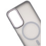 Husa Magnetica din Silicon Matte Transparent compatibila cu Samsung Galaxy A36 - Gri