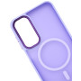 Husa Magnetica din Silicon Matte Transparent compatibila cu Samsung Galaxy A56 - Mov