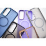 Husa Magnetica din Silicon Matte Transparent compatibila cu Samsung Galaxy A56 - Navy Blue