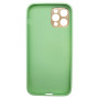 Husa eleganta din piele ecologica cu protectie de camera compatibila cu Apple iPhone 12 Pro Verde