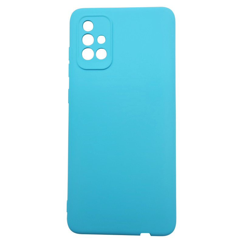 Accesoriu Husa Silk Touck Blue Samsung Galaxy A71