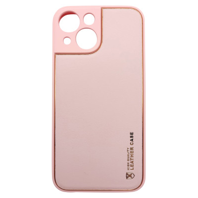 Husa eleganta din piele ecologica cu protectie de camera compatibila cu Apple iPhone 13 mini Roz