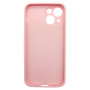 Husa eleganta din piele ecologica cu protectie de camera compatibila cu Apple iPhone 13 mini Roz