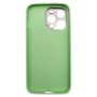 Husa eleganta din piele ecologica cu protectie de camera compatibila cu Apple iPhone 13 Pro Verde deschis