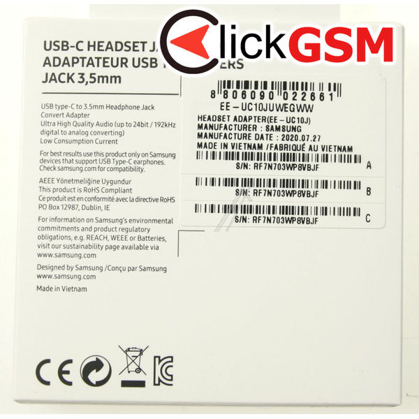 Adaptor Samsung Galaxy Tab S6