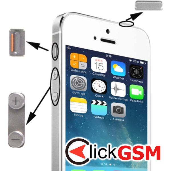 Buton Lateral Apple iPhone 5s