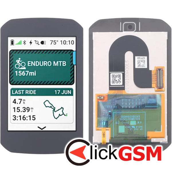 Display Garmin Edge 850