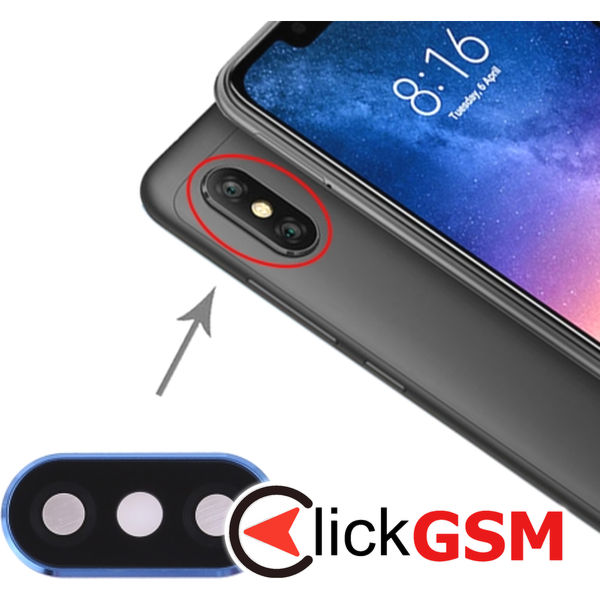 Ornament Camera Xiaomi Redmi Note 6 Pro