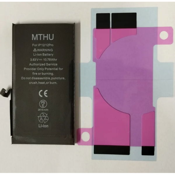 Apple iPhone 12 · Acumulator MT Tech Auto Diagnostic COMPATIBIL cu Iphone 12 / 12 Pro 2815 mAh Li-Ion