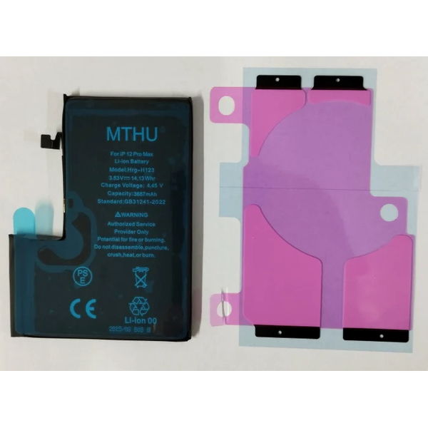 Apple iPhone 12 Pro Max · Acumulator MT Tech Auto Diagnostic COMPATIBIL cu Iphone 12 PRO MAX 3687 mAh Li-Ion