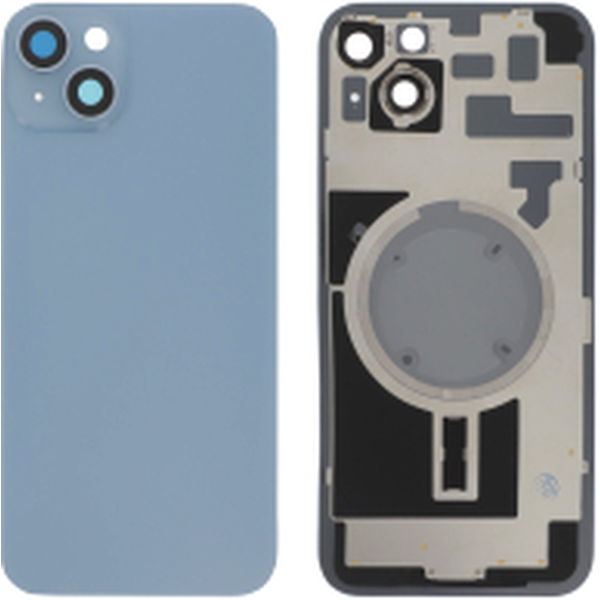 Capac Spate Albastru Apple iPhone 14 Plus · Carcasa completa complet albastru cu MagSafe fara logo iPhone 14 Plus