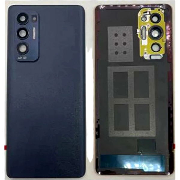 Oppo Find X3 Neo · Capac Baterie cu Geam Camera Negru Pentru Oppo Find X3 Neo