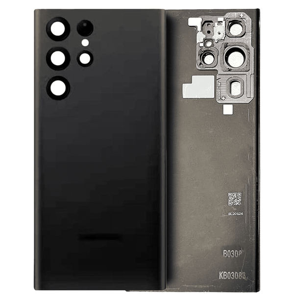 Samsung Galaxy S22 Ultra · Back Cover Glass With Camera Lens For Samsung Galaxy S22 Ultra (Service Pack) (Phantom Black)