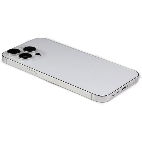 Apple iPhone 14 Pro Max · Rear Housing with small parts For iPhone 14 Pro Max White Pulled